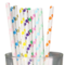 Kitcheniva Biodegradable Paper Straws Pattern Color 100 to 200 Pcs